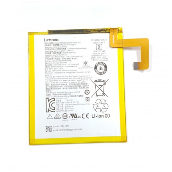 BATTERY LENOVO SMART TAB M10 PLUS/TB-X606F (L19D1P32) 5100 MAH BATTERY LENOVO SMART TAB M10 PLUS/TB-X606F (L19D1P32) 5100 MAH
